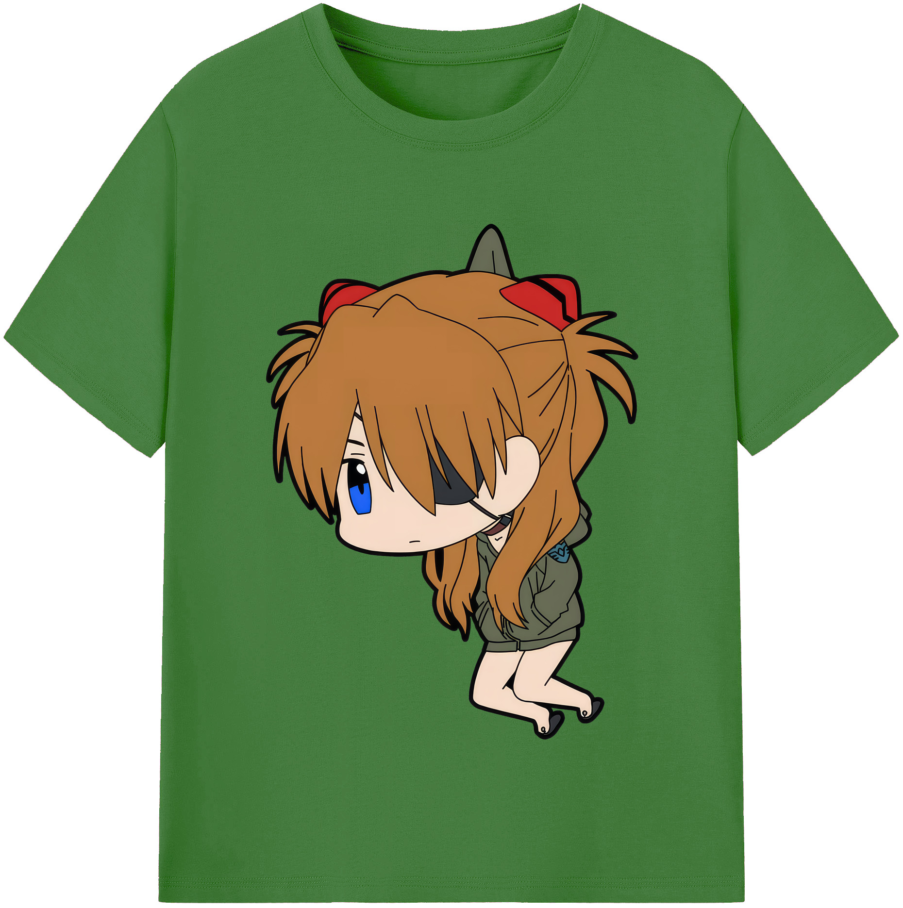 （画像用） EVA 新世紀エヴァンゲリオン レディースカジュアルプリントTシャツ（綿100％）